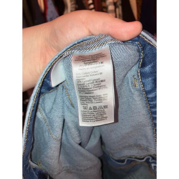 NWT J.Crew Factory Straight Leg Jeans Size 32 Petite Blue Denim - Picture 4 of 6